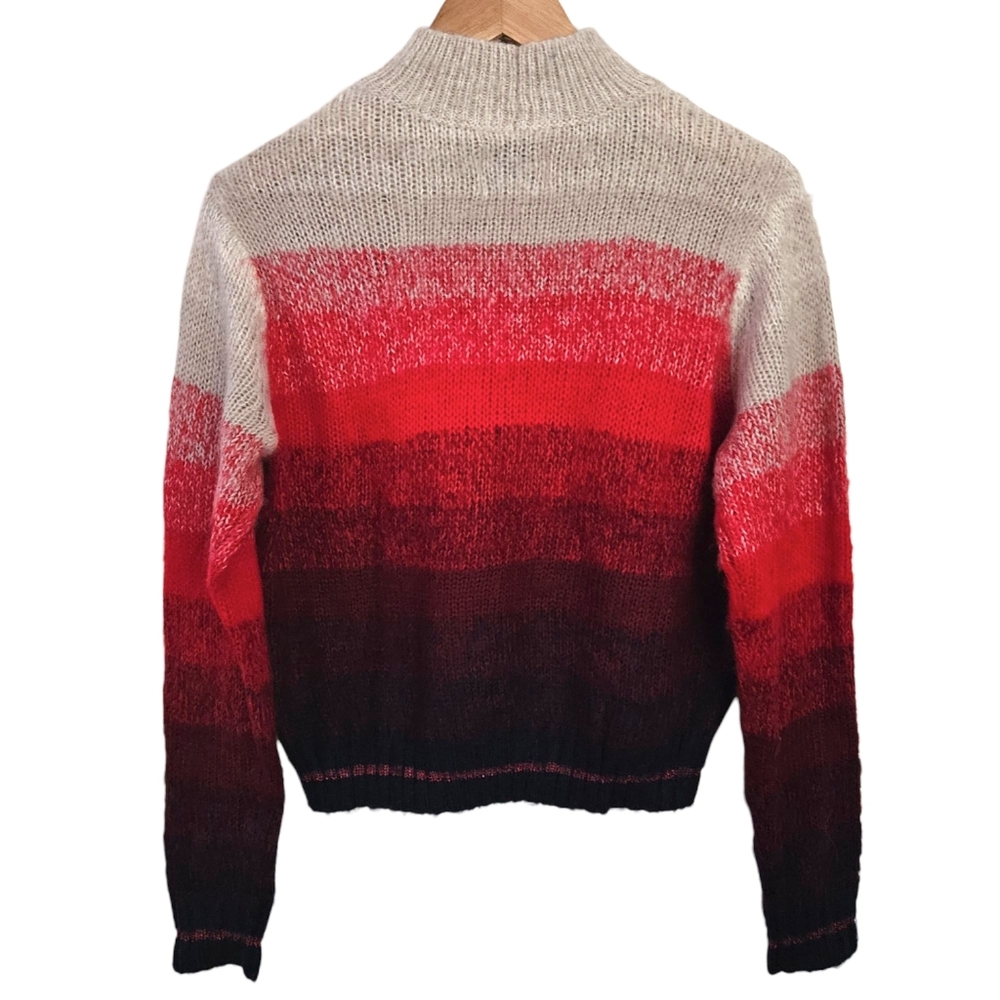 American Eagle Boxy Striped Acrylic Crewneck Sweater - Picture 3 of 9